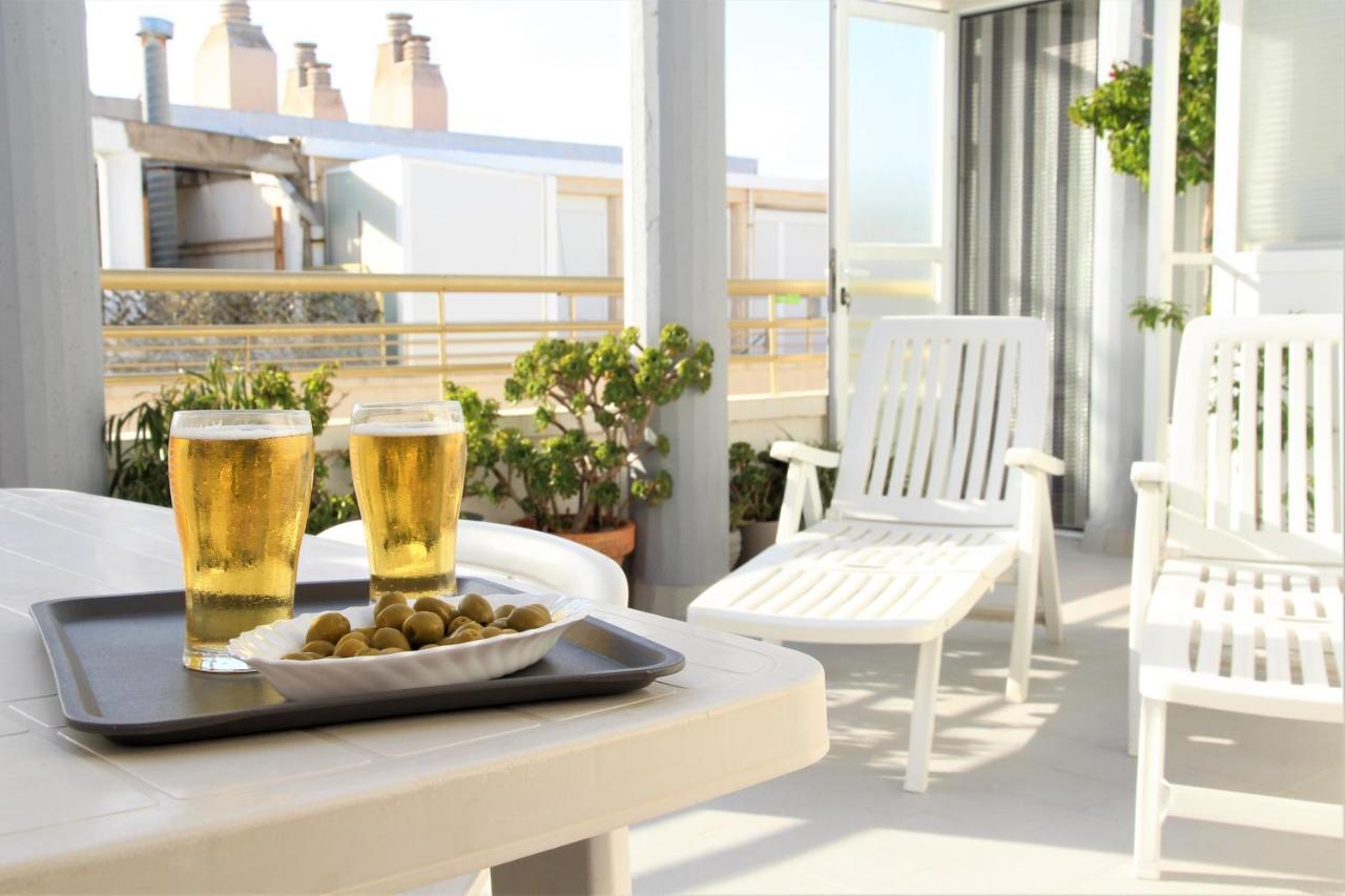 La Perla Apartment, Paradis Park, La Pineda - Atico 1ª Linea - Solarium - Wifi - Piscina エクステリア 写真